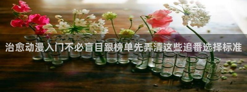 找动漫：治愈动漫入门不必盲目跟榜单先弄清这些追番选择标准